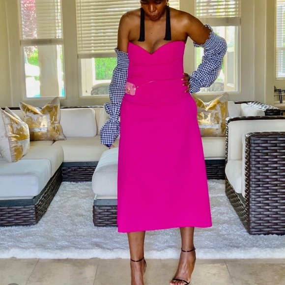 Zara Bustier Midi Dress - Picture 2 of 16